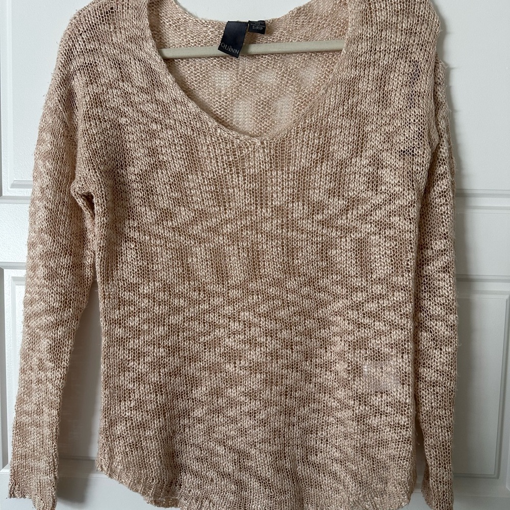 Beige Knit Sweater